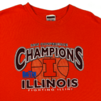 Vintage Big Ten Shirt University Illinois Fighting Illini 2005 Conference Champions Adult LARGE