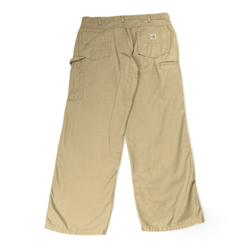 Carhartt Pants FR Carpenter Beige Khaki Brown Tan Loose Fit Adult 35x30