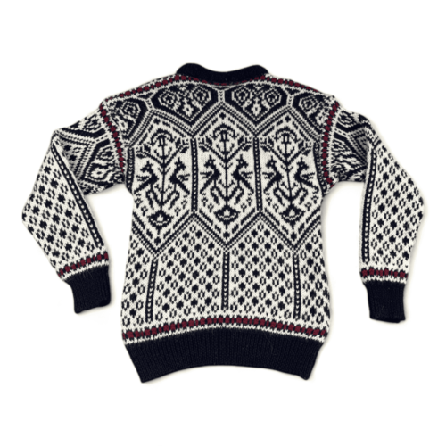 Vintage Wool Sweater 80s Gleneden Fair Isle Adult MEDIUM