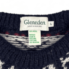 Vintage Wool Sweater 80s Gleneden Fair Isle Adult MEDIUM