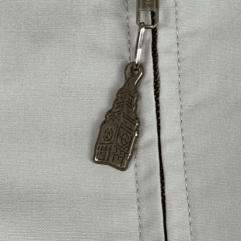 Vintage London Fog Jacket 70s Beige Khaki Tan Windbreaker Adult LARGE