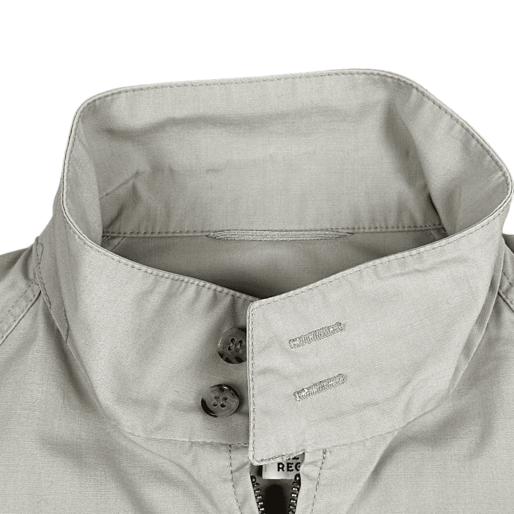 Vintage London Fog Jacket 70s Beige Khaki Tan Windbreaker Adult LARGE