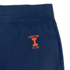 Vintage Fighting Illini Pants Blue 80s Marching Band Slacks Mens 38x31