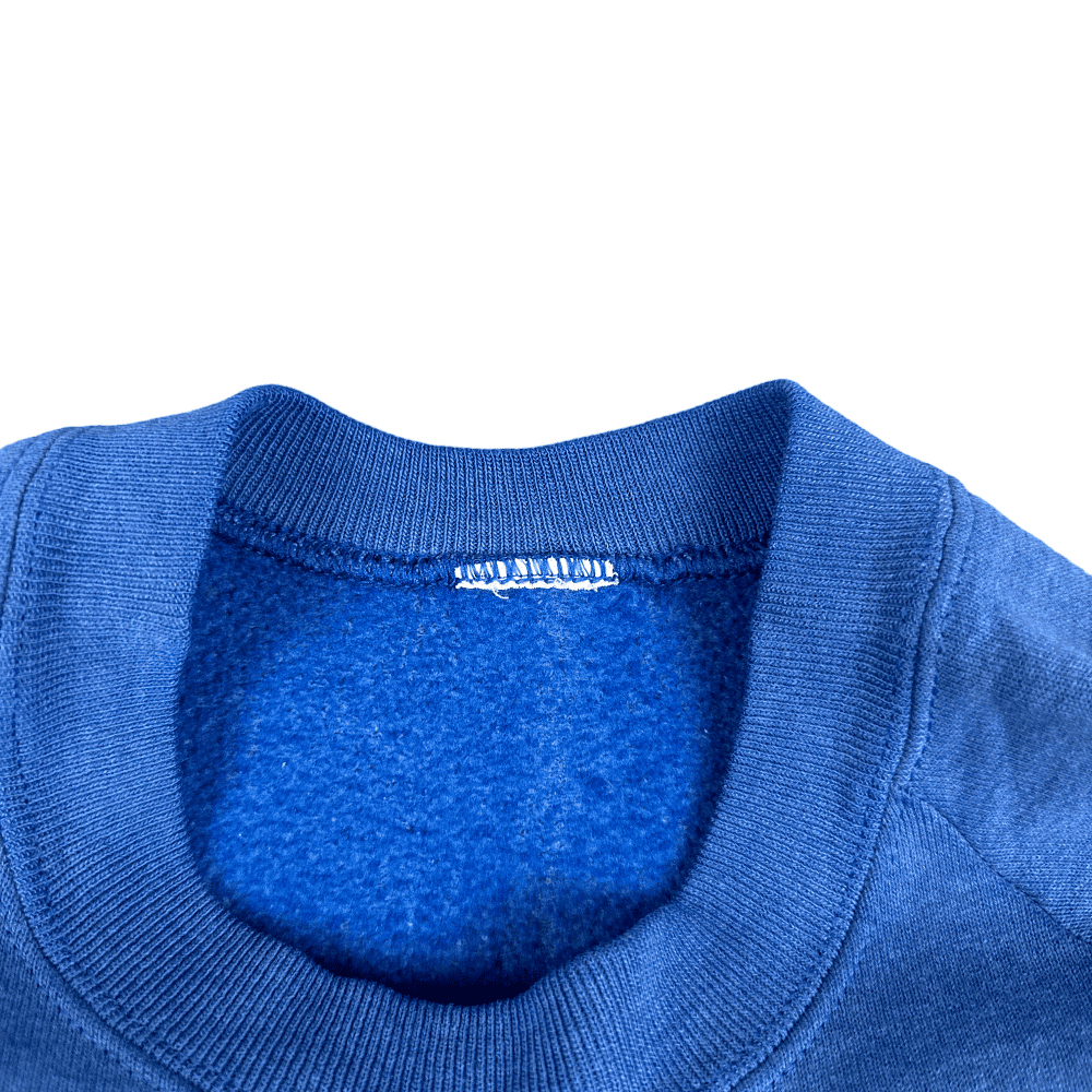 Vintage Squirrel Sweater Blue 80s Sweatshirt Pullover Raglan Adult SMALL