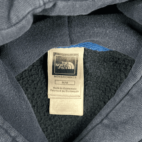 North Face Sweater Blue Spell Out Hoodie Pullover Adult MEDIUM