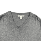 Pronto Uomo Sweater Gray Cashmere Cotton Blend Adult LARGE