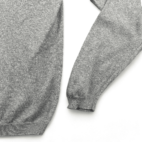 Pronto Uomo Sweater Gray Cashmere Cotton Blend Adult LARGE