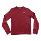 Vintage Abercrombie & Fitch Sweater Y2K Red Muscle Fit Adult SMALL