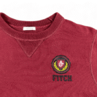 Vintage Abercrombie & Fitch Sweater Y2K Red Muscle Fit Adult SMALL