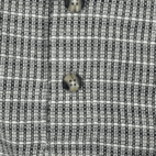 Golf Polo Shirt Banded Gray White Geometric Pocket Adult EXTRA LARGE