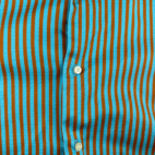 Robert Graham Shirt Blue Yellow Stripes Button Down Adult EXTRA LARGE