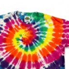 Vintage Tie Dye Shirt Rainbow Spiral 90s Adult MEDIUM