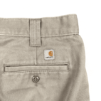 Carhartt Pants Khaki Brown Beige Tan Double Knee Loose Fit Mens 33x29