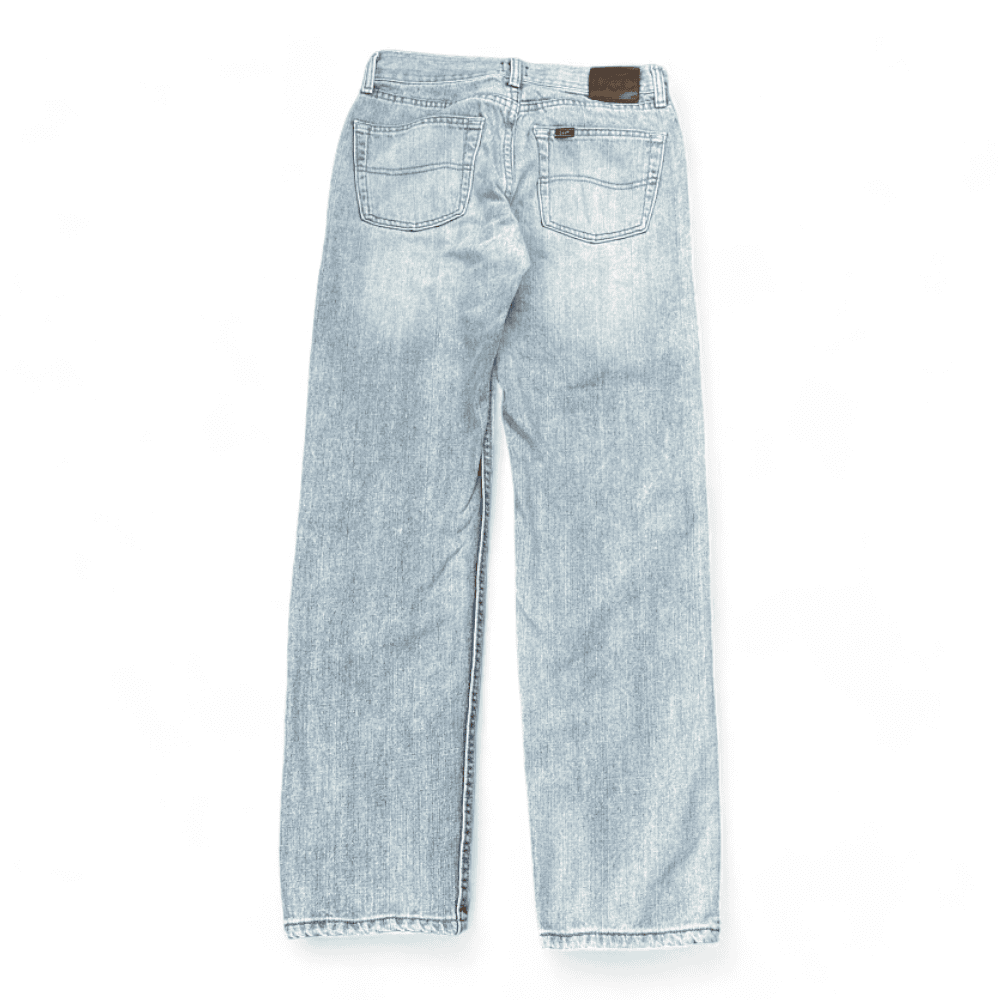 Vintage Lee Jeans 90s Light Wash Straight Leg Regular Fit Mens 29x31
