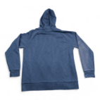 Nike Sweater Blue Zip Hoodie Logo Spell Out Raglan Adult MEDIUM