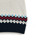 American Eagle Sweater White Black Aztec Adult MEDIUM