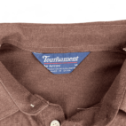 Vintage Arrow Polo Shirt 70s Brown Pocket Adult SMALL