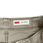 Wrangler Cargo Shorts Brown Relaxed Fit Stretch Mens 36
