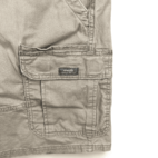 Wrangler Cargo Shorts Brown Relaxed Fit Stretch Mens 36