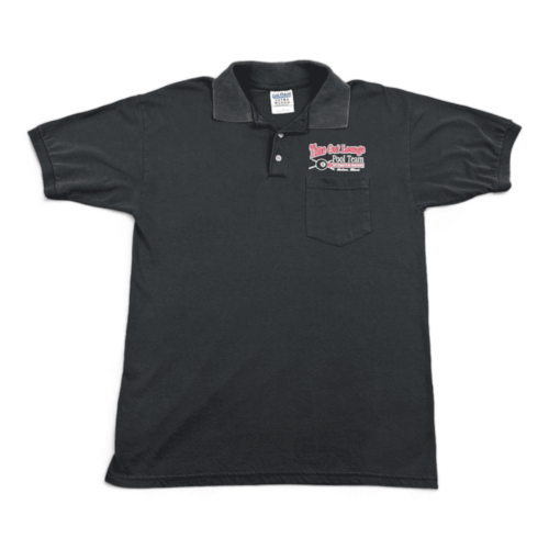 Vintage Pool Team Polo Shirt Billiards Player Y2K Time Out Lounge Adult SMALL