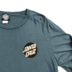 Santa Cruz Skateboards Shirt Blue Skull Snake Long Sleeve Adult MEDIUM