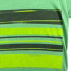 Volcom Shirt Green Black Stripe Y2K Adult LARGE
