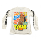 Wiz Khalifa Shirt Decent Exposure Tour 2019 Cream Long Sleeve Adult SMALL