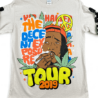 Wiz Khalifa Shirt Decent Exposure Tour 2019 Cream Long Sleeve Adult SMALL