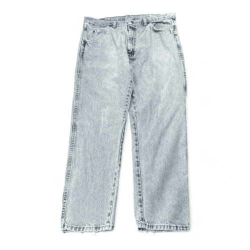 Vintage Wrangler Jeans Light Wash Blue 90s Straight Leg Mens 36x28