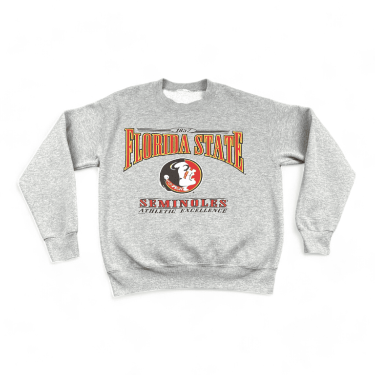 Vintage Seminoles Sweater Florida State University 90s Nutmeg Mills Adult MEDIUM