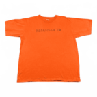 North Face Shirt Spell Out Orange Distressed 1968 Adult LARGE
