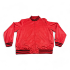 Sean John Jacket Satin Track Bomber Red Adult XXL 2XL