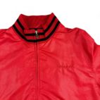 Sean John Jacket Satin Track Bomber Red Adult XXL 2XL
