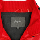 Sean John Jacket Satin Track Bomber Red Adult XXL 2XL