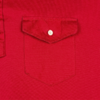 Vintage LL Bean Polo Shirt Red Pocket 80s Adult LARGE
