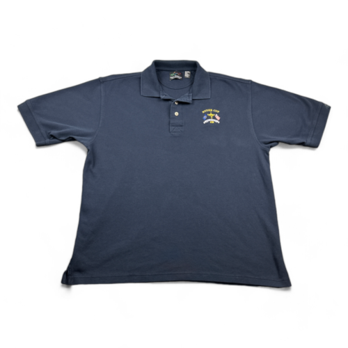 Vintage Greg Norman Polo Shirt Ryder Cup Belfry 2002 Golf Adult LARGE