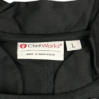 Chef Works Chef Coat Black Long Sleeve Uniform Jacket Adult LARGE