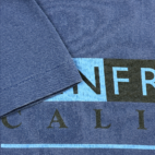Vintage San Francisco California Shirt Blue 90s Adult LARGE