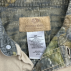 Mossy Oak Shirt Brown Camouflage Lined Heavyweight Shacket Adult LARGE