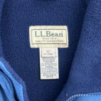 Vintage LL Bean Jacket Adult 2XL XXL Blue Fleece Lined Heavyweight Coat Zip 90s