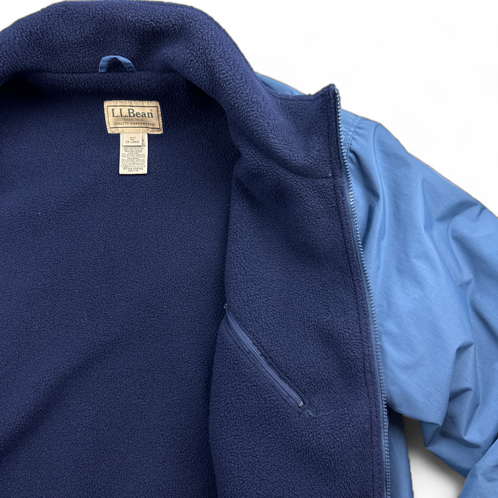 Vintage LL Bean Jacket Adult 2XL XXL Blue Fleece Lined Heavyweight Coat Zip 90s-7 Vintage LL Bean Jacket Adult 2XL XXL Blue Fleece Lined Heavyweight Coat Zip 90s