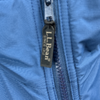Vintage LL Bean Jacket Adult 2XL XXL Blue Fleece Lined Heavyweight Coat Zip 90s