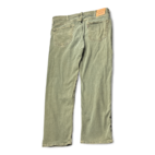 Levis Jeans Green 502 Regular Tapered Stretch Mens 38x30