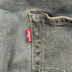 Levis Jeans Green 502 Regular Tapered Stretch Mens 38x30