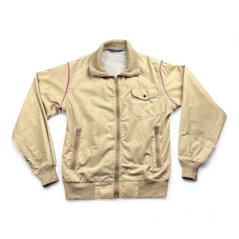 Vintage Pendleton Jacket Brown Windbreaker Pen West 80s Adult MEDIUM