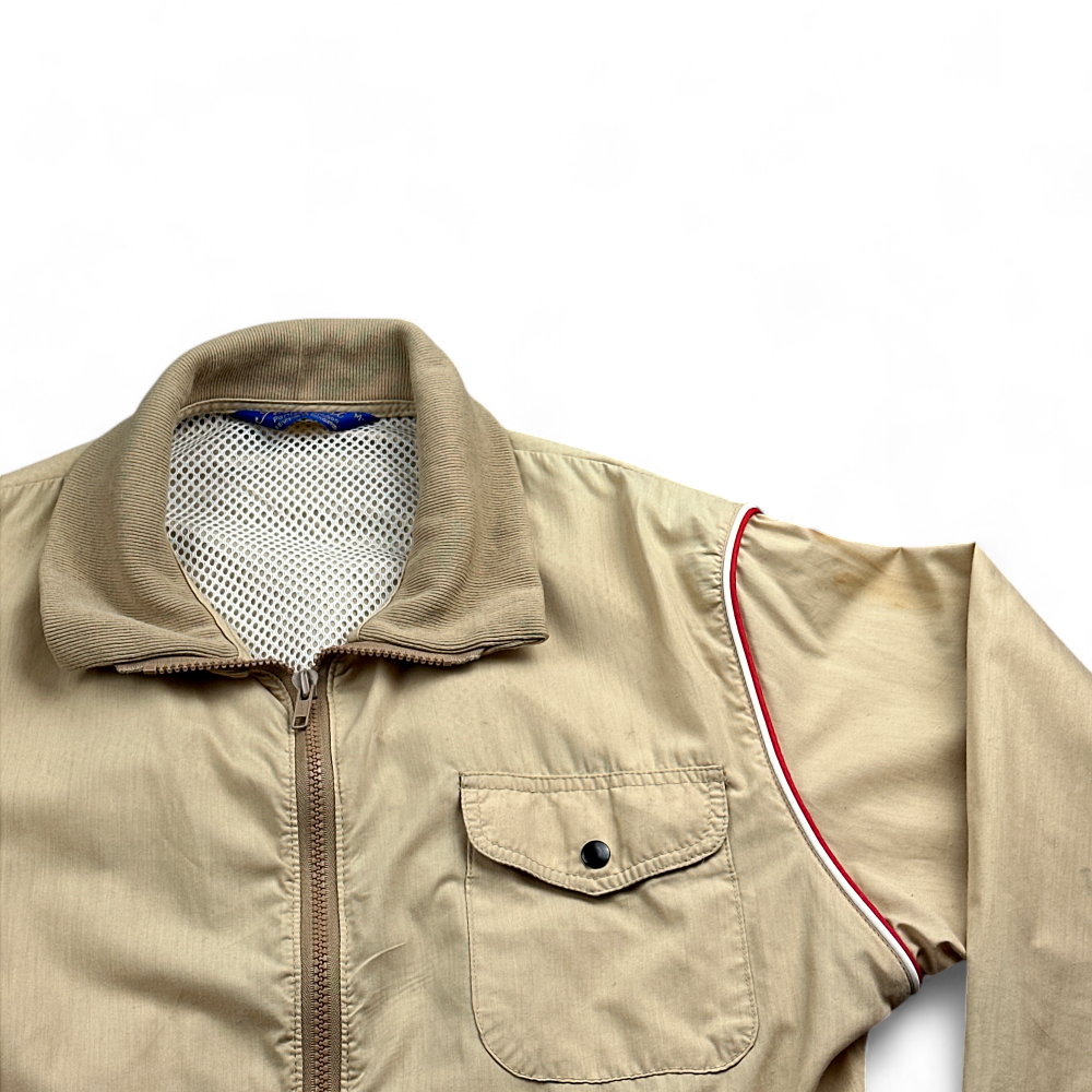 Vintage Pendleton Jacket Brown Windbreaker Pen West 80s Adult MEDIUM