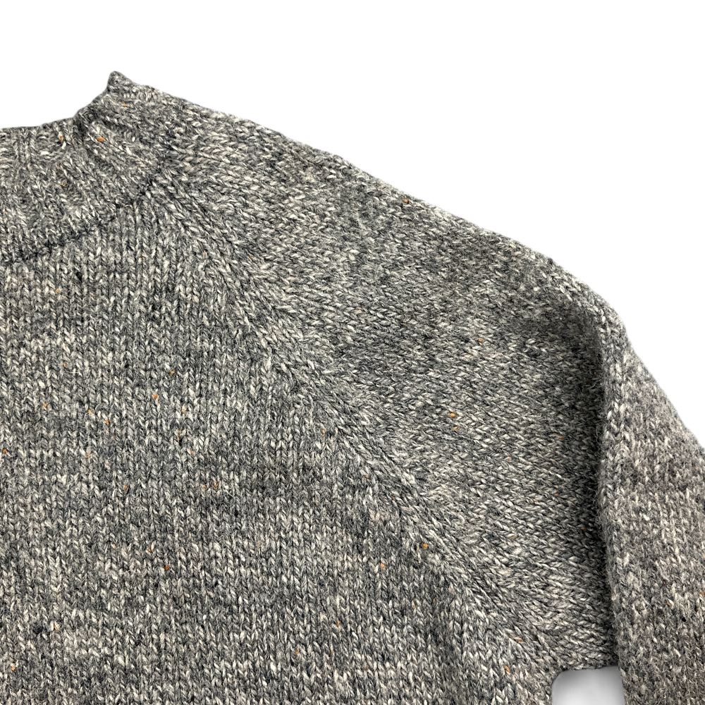Vintage Abercrombie & Fitch Sweater 90s Gray Wool Pullover Adult LARGE