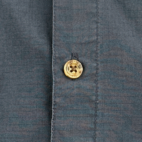 Woolrich Shirt Woolen Mills Blue Button Up Adult LARGE