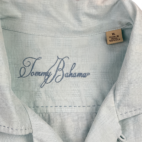 Tommy Bahama Shirt Blue Silk Club Hawaiian Adult EXTRA LARGE