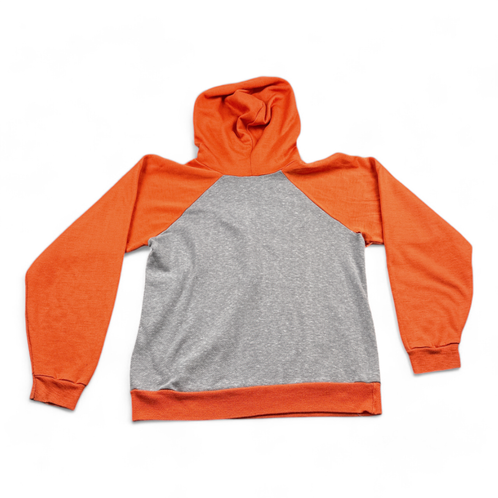 Vintage Miami Dolphins Sweater 70s Orange Gray Hoodie Sweatshirt Adult EXTRA SMALL